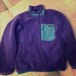 Patagonia Purple Retro X Jacket Girl XL/Woman XS